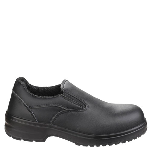 Amblers FS94C Black Ladies Slip On Safety Shoes